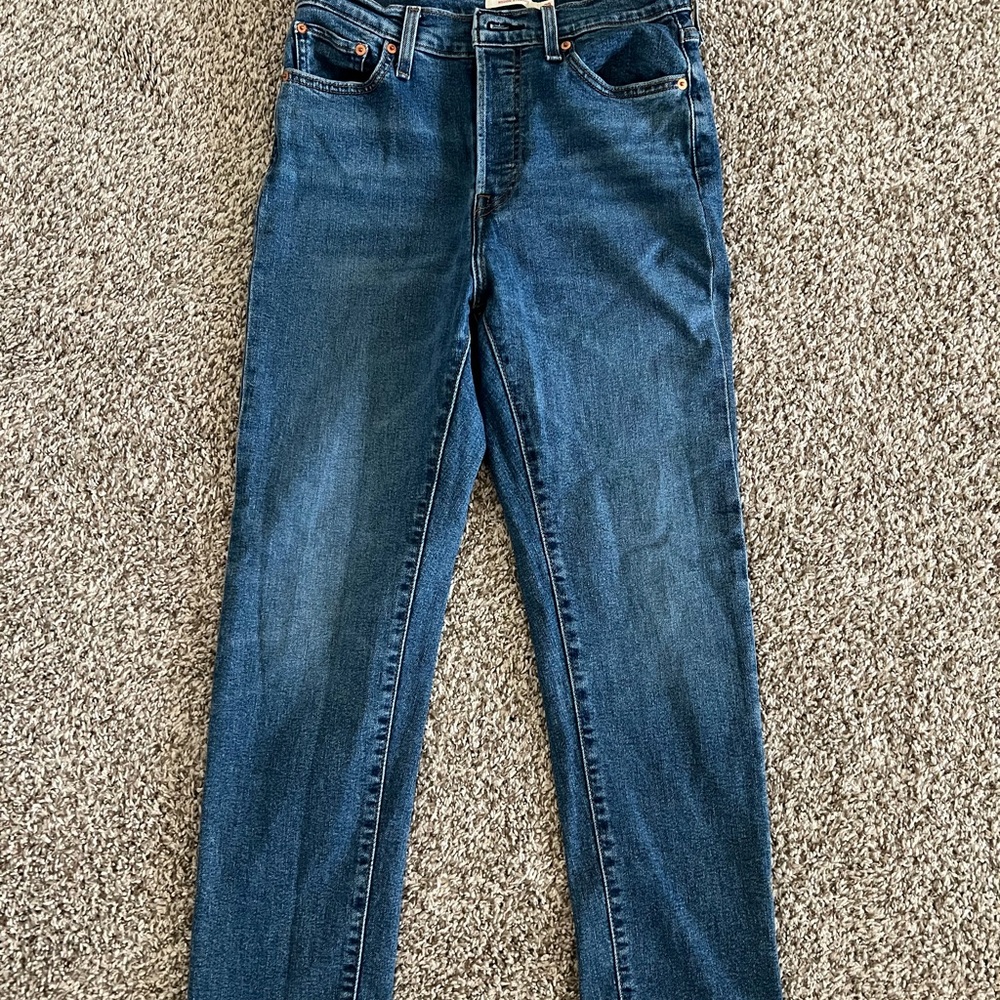 Levi's Blue High Rise Jeans Classic Style